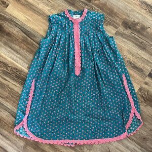 Bete Muumuu with Pink Lace Trim